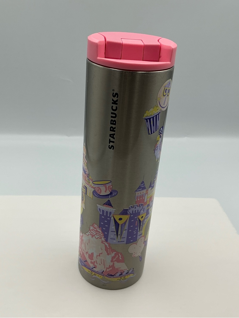 WDW Disneyland Starbucks Stainless Tumbler Bottle